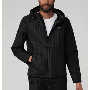 Alo Yoga Future Jacket, Men's- Black, size 2XL